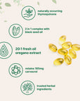 Oregano Oil with Black Seed Oil
