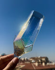 Chrome Champagne Glass